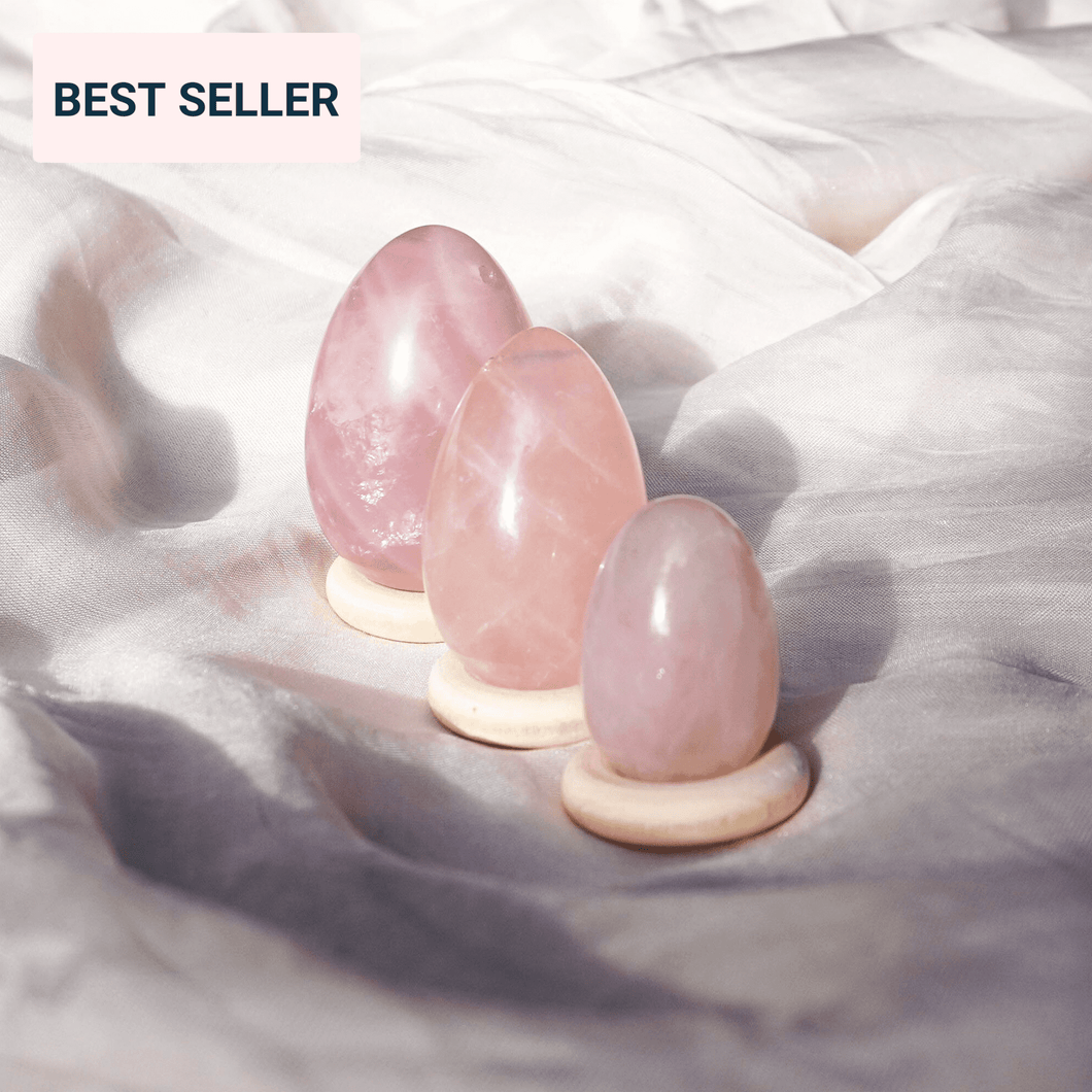 Femme Egg Trilogy - Brazilian Rose Quartz